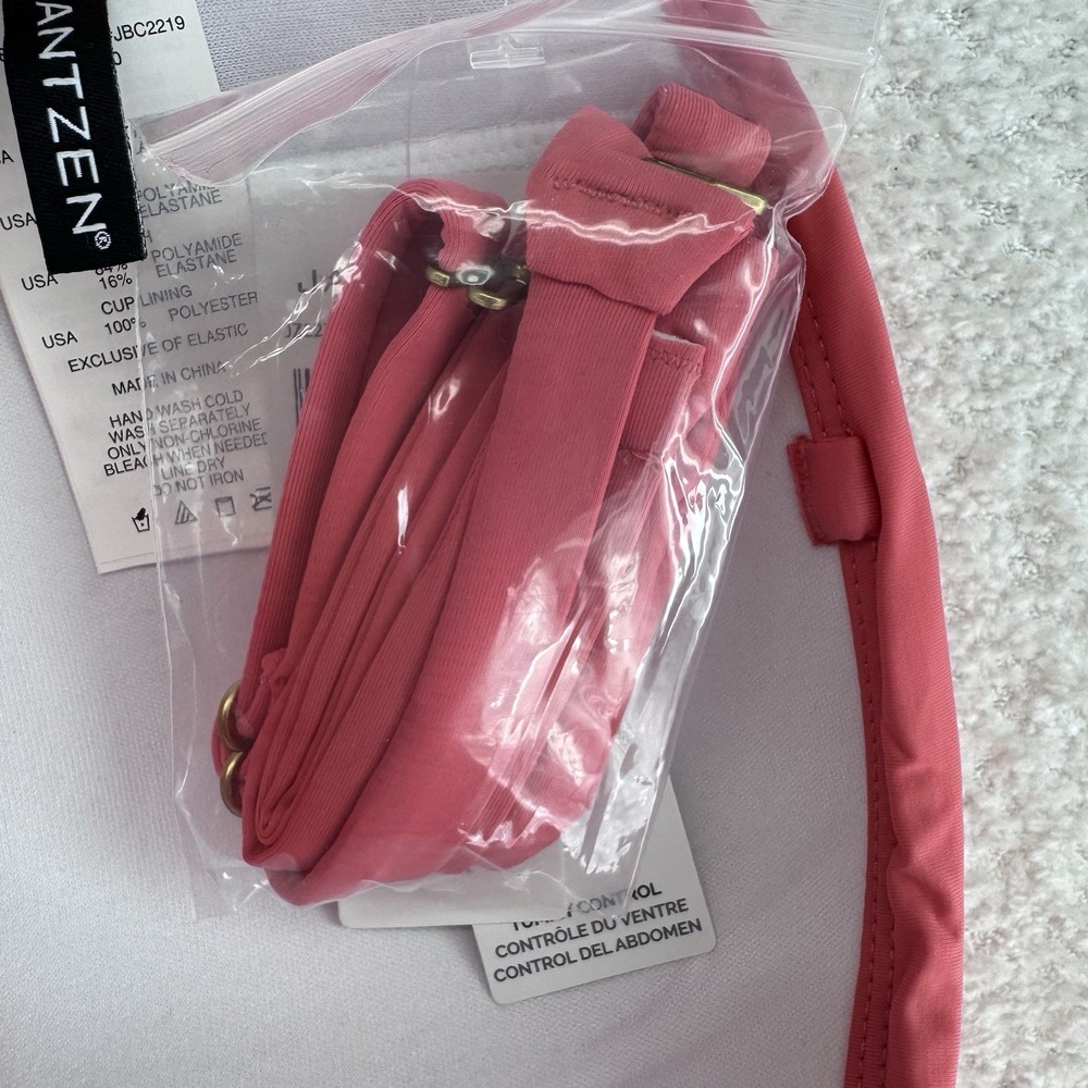 Jantzen Vamp Swim Dress With Removable Straps Swimsuit 10 Regular Pink Coral - Picture 10 of 11